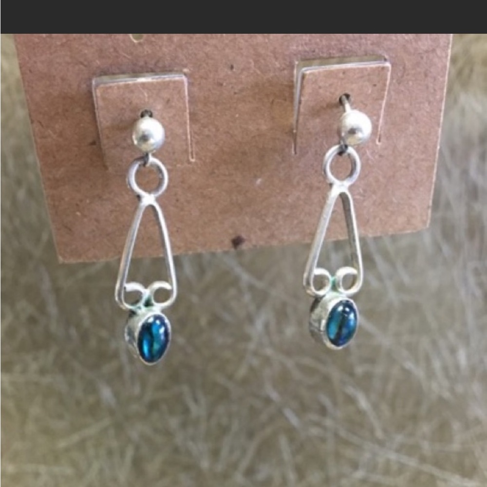 Silver Navajo Earrings